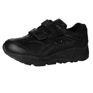NEW XELERO men's matrix leather strap shoes in black